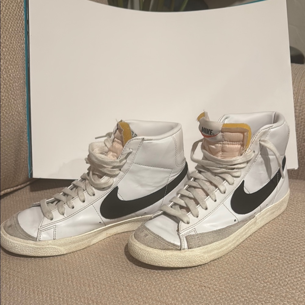 Nike Blazers White High-Top Sneakers